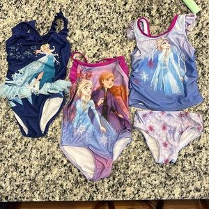 Frozen 2T bathing suit lot